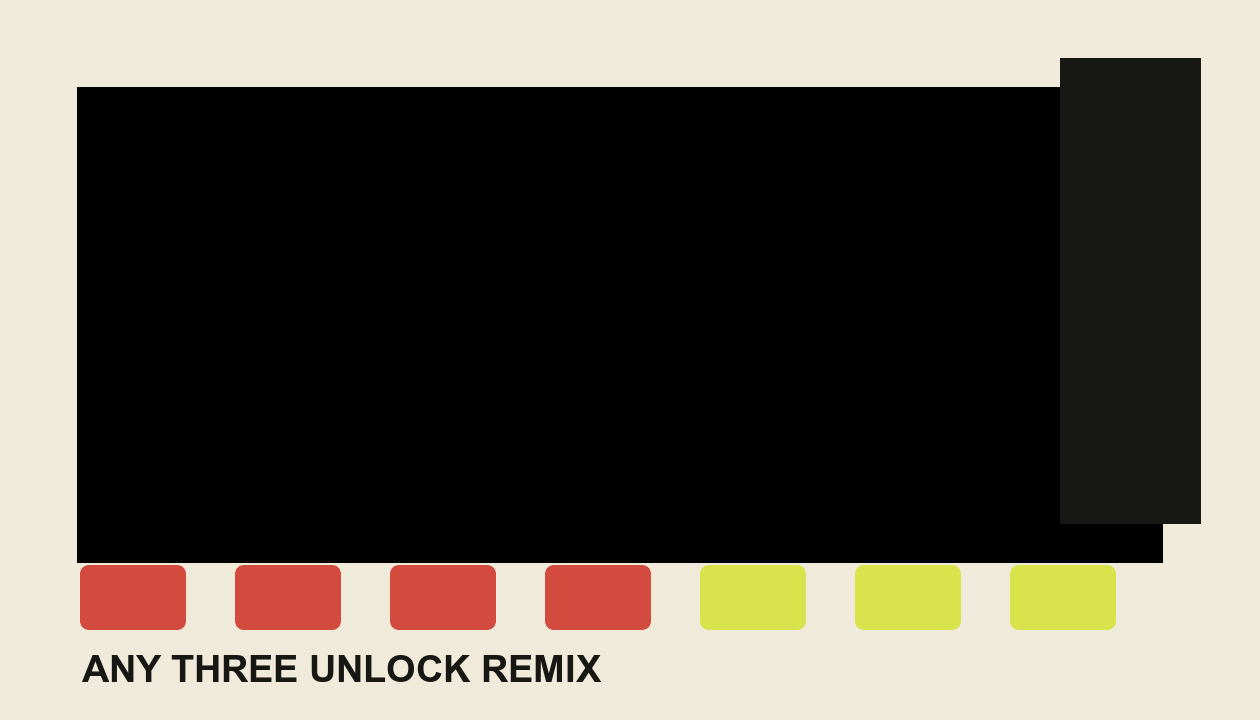 Forty-two marked cells split into collectible and automatic unlock groups